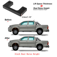 (2.0 inch) 0.5inch-2.5inch Racing Front Leveling Lift Kit for Chevy Silverado 2007-2017 GMC Sierra GM 1500