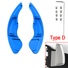 (Blue) For Honda Civic G8 8th Gen VIII FD6 2006 2007 2008 2009 2010 Car Steering Wheel Shift Paddles Shifter Extension Car  Accessories