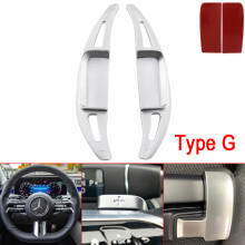 (Type G Silver) Shifter Paddle For Mercedes Benz 2022 C E Class W206 W223 C180 C220d All-Terrain AMG Line Car Steering Wheel DSG Shift Extension