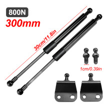 (300mm) 2Pcs 800N Universal 300/350/400/450/500/600mm Gas Strut Bars Gas Support Boot Bonnet Car Caravans Doors Windows Hatches Boat Bus