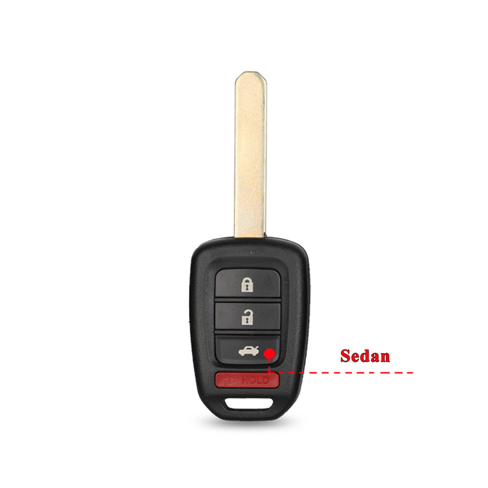 (4 Button Sedan) 2/3/4 Buttons Remote Key Shell For Honda Accord Cr-V Fit Xrv Vezel City Jazz Civic Hrv Frv Remote Key Case Fob 8704304467522