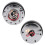 (Silver) Universal Car Tuning Steering Wheel Quick Release Hub Adapter Snap Off Boss Kit Auto Accessories 5