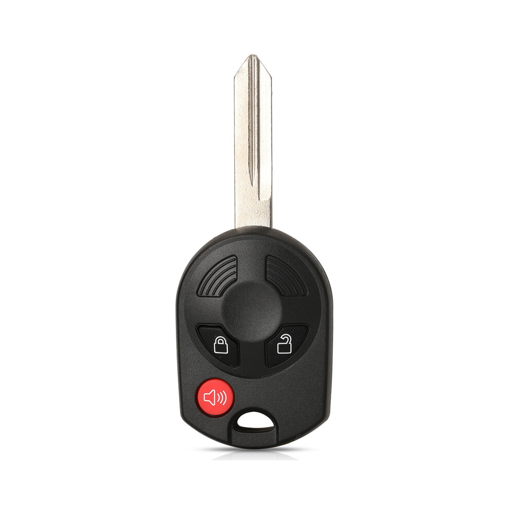 (Fo38 3 Buttons) 4 Buttons Remote Key Shell Case Fob For Mercury Ford Edge Escape Expedition Flex Fusion Mustang Taurus Lincoln Black 8704304468116