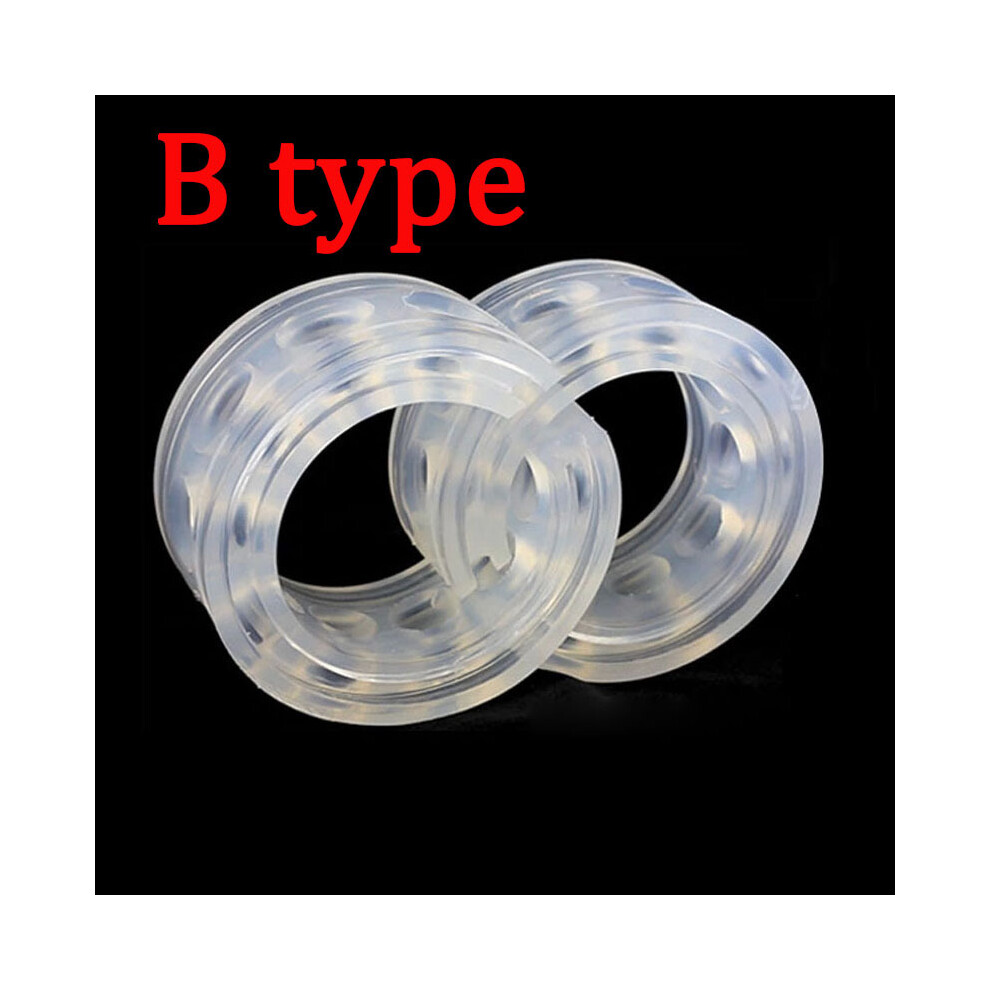 (B Type) 2Pcs Car Shock Absorber Spring Bumper Power Auto-Buffers A/B/C/D/E/F Type Springs Bumpers Cushion Urethane For Cars Goods Buffer 8704304468055