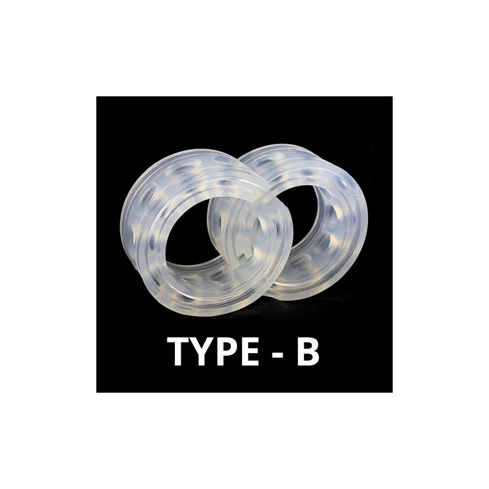 (Type-B Buffers) 2Pcs Car Buffers Shock Absorber Spring Bumper Auto Covers Rubber Protect In The Spring Buffer Car Automobile Suspension Buffers 8704304469489