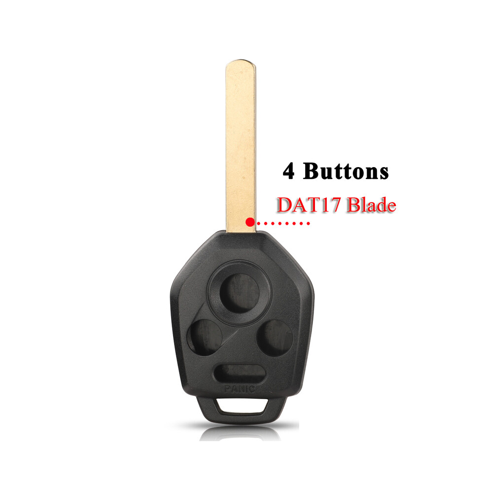(4Button Dat17) Car Remote Key Shell 3 Buttons For Subaru Forester Outback Legacy 2008- 2014 Key Fob Case Replacement 8704304466587