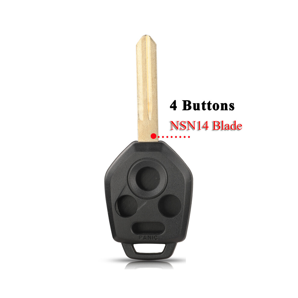 (4Button Nsn14) Car Remote Key Shell 3 Buttons For Subaru Forester Outback Legacy 2008- 2014 Key Fob Case Replacement 8704304466563