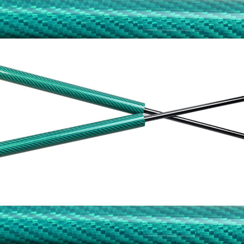 (green carbon fiber) for Toyota RAV4 RAV 4 (XA40) 2012-2018 Front Hood Bonnet Fiber Gas Struts Shock Dampers Charged Lift Support Absorber Rod