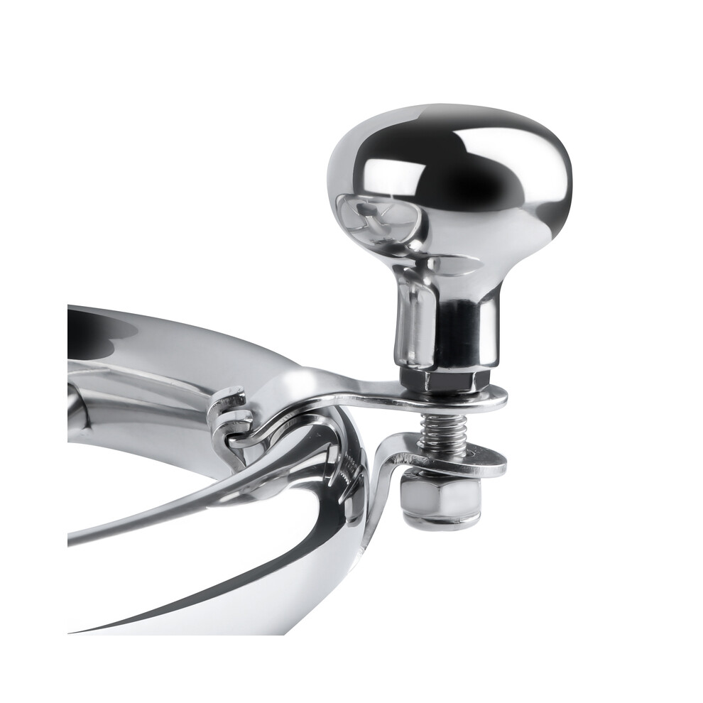 Stainless Turning Steering Wheel Booster Spinner Knob 360 Degree Rotation Metal Bearing Power Handle Ball Shaped Boataccessories 8704304474841