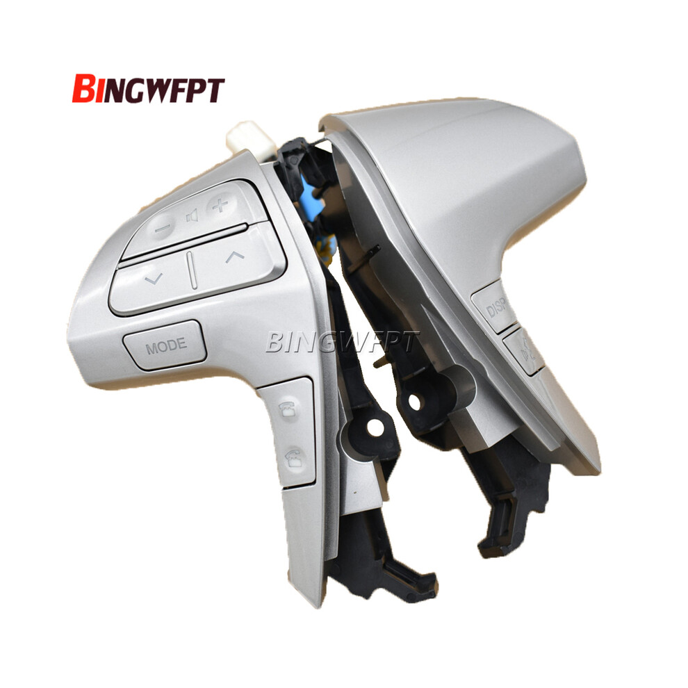 (-M) New Multifunction Steering Wheel Combination Control Switch For Toyota Camry 2006 2007 2008 2009 2010 2011 Silver 8704304468390