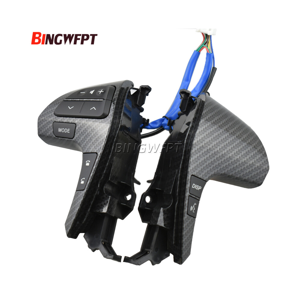 (Carbon Fibre-M) New Multifunction Steering Wheel Combination Control Switch For Toyota Camry 2006 2007 2008 2009 2010 2011 8704304468413