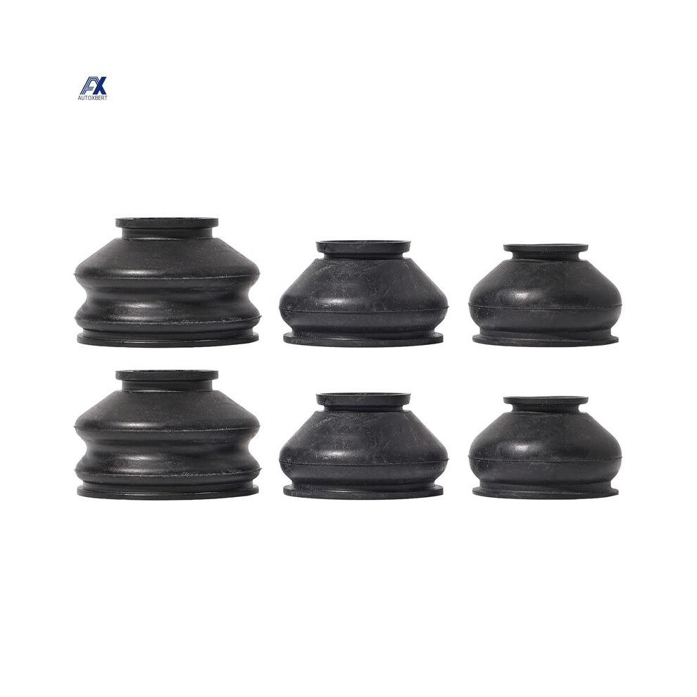 6X Universal Ball Joint Turn Rods Rubber Boot Dust Cover Replacement Control Arm Protector Car Suspension Steering Accessories 8704304474094