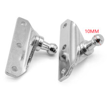 2Pcs 10mm Strut Ball Ended Bolt Bonnet Hatch Steel Ball Stud Brackets for Gas Spring Strut Prop Car RV Camper Home Window