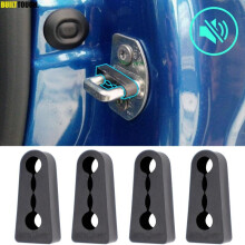 Door Lock Buffer Damper For Renault Duster 2 Captur Kaptur Arkana Fluence Soundproof Insulation Quiet Deaf Creaking Noise Seal