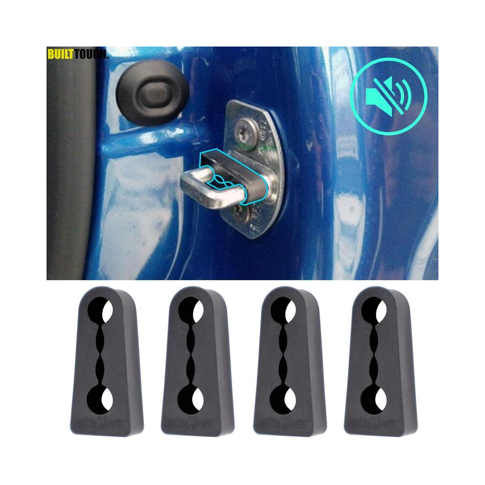 Door Lock Buffer Damper For Renault Duster 2 Captur Kaptur Arkana Fluence Soundproof Insulation Quietâ Deaf Creaking Noise Seal 8704304473721