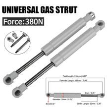 2pcs 380N Car Gas Strut Bars Gas Spring Hood Support Rod Shock Lift for RV Bed Window Bus Caravans