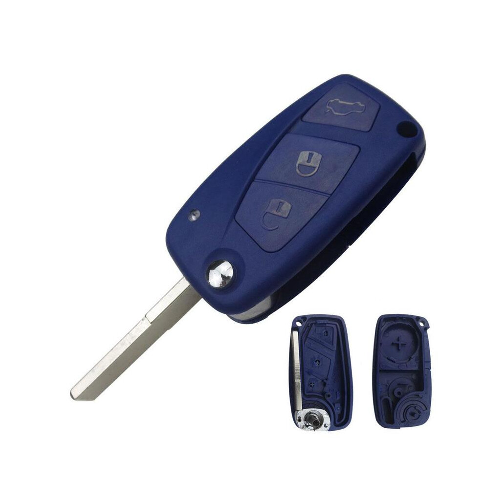 3 Buttons Remote Flip Car Key Fob Shell Case For Fiat Grande Punto Stilo Panda 8704304471604