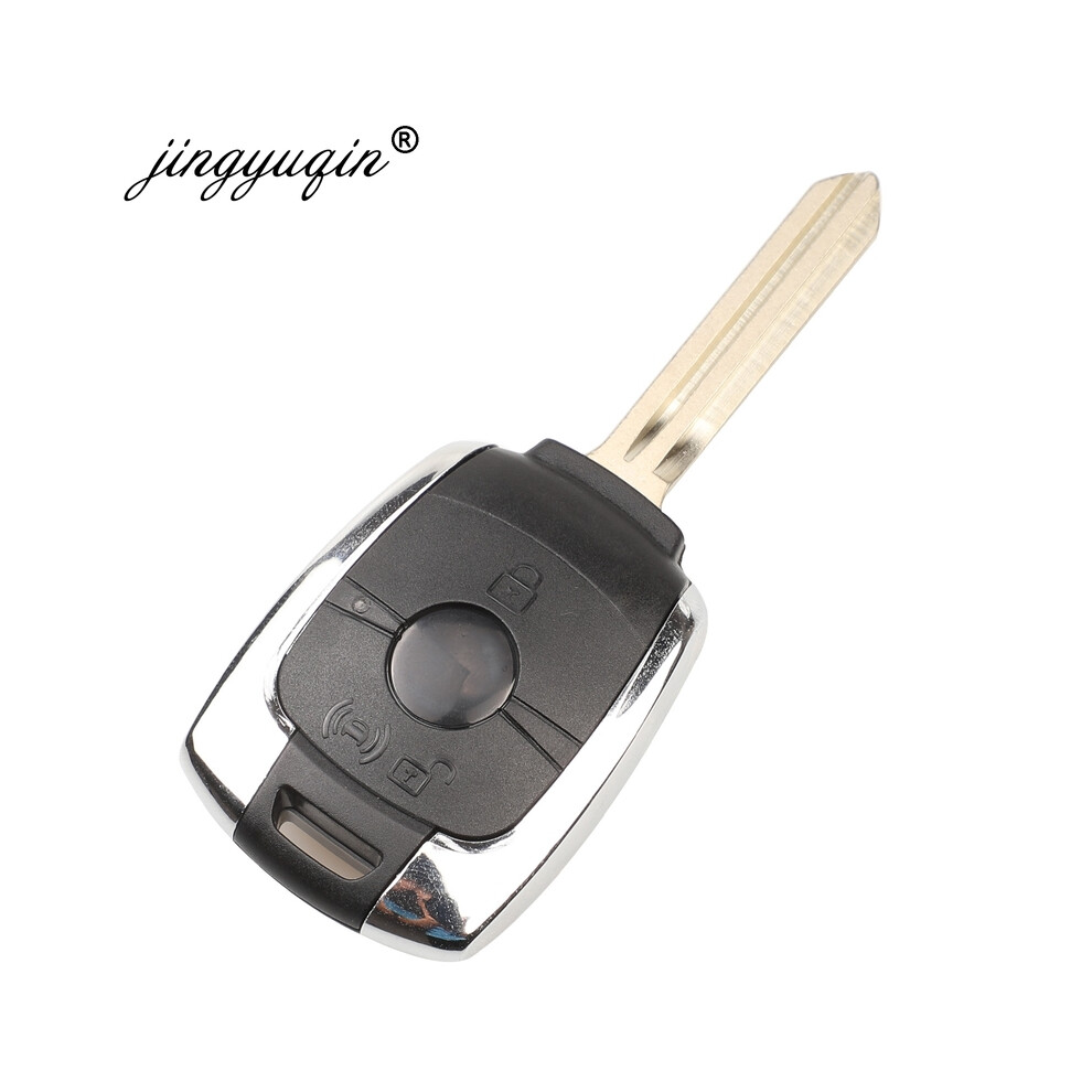 2 Buttons Remote Key Shell Case Fob For Ssangyong Actyon Kyron Rexton Korando Uncut Blade Car Keys Cover Replacement 8704304472762