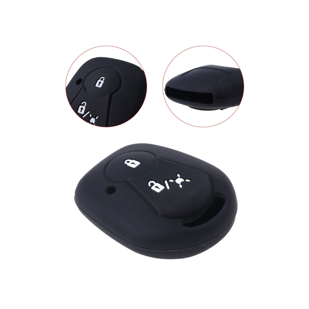 2 Buttons Silicone Car Key Fob Cover Case For Ssangyong Actyon Kyron Rexton 2 8704304471536
