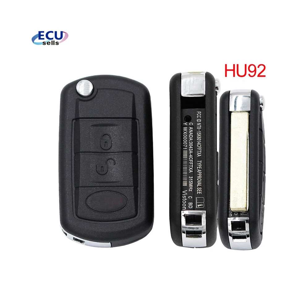 Folding Key Case For Land Rover Range Rover Sport Lr3 Discovery Flip Fob Hu92 8704304472533