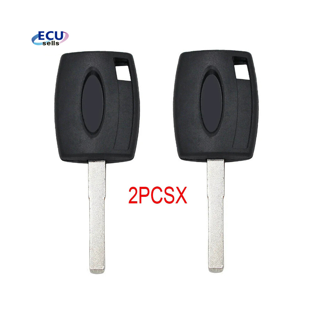 2Pcs X Transponder Key Case For Ford Fiesta Mondeo Focus C-Max S-Max Galaxy Kuga New Styling Hu101 Key Fob Shell 8704304472229