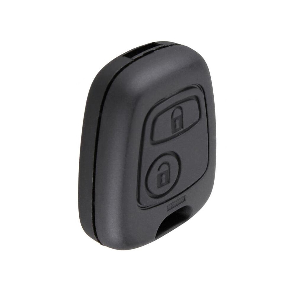 2 Buttons Auto Car Key Entry Replacement Remote Fob Shell Case For Peugeot 106 107 206 207 307 406 407 Black 8704304470799