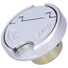 Gas Tank Lock Cap with Keys Stainless Steel Parts Universal Gas Filler Cap for Scooter Motorcycle