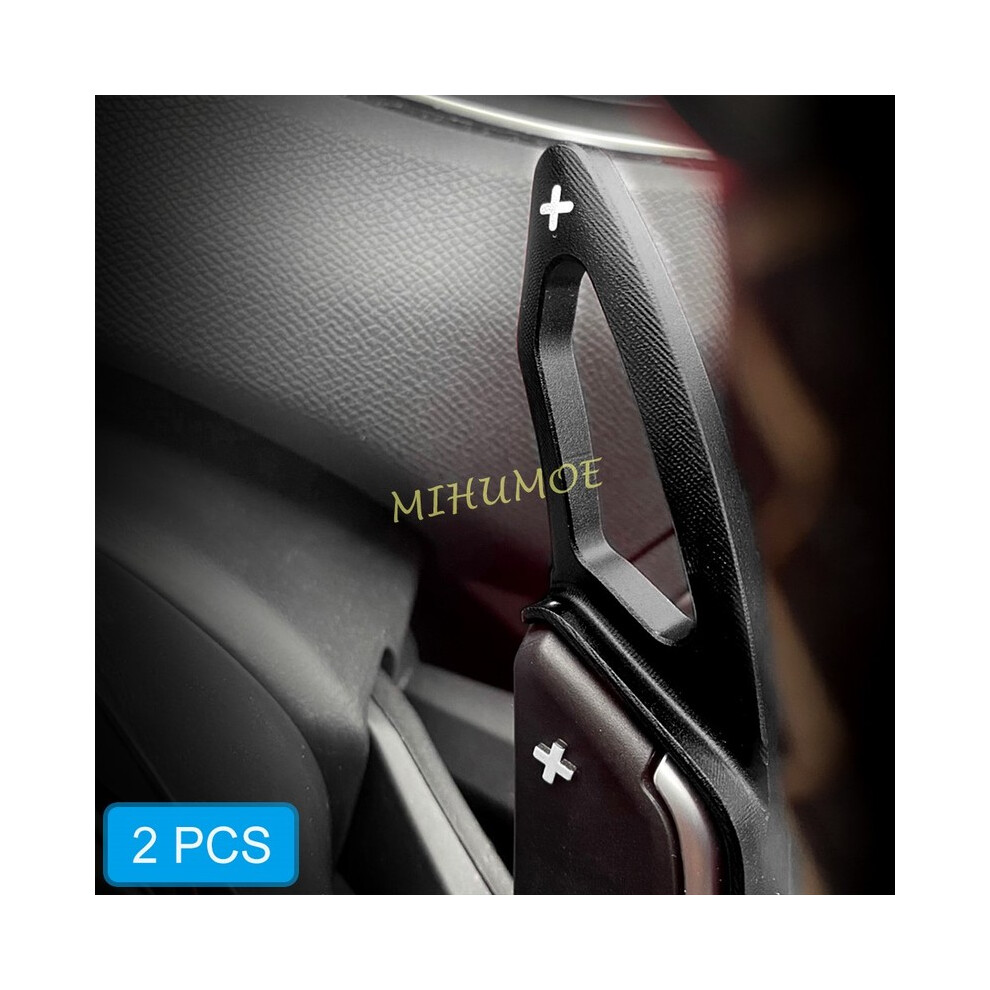 Interior Steering Wheel Paddle Shifter Extension Gear Shift Trims For Peugeot 508 2008 3008 5008 Gt 2020 2021 2022 2023 Black 8704304477163