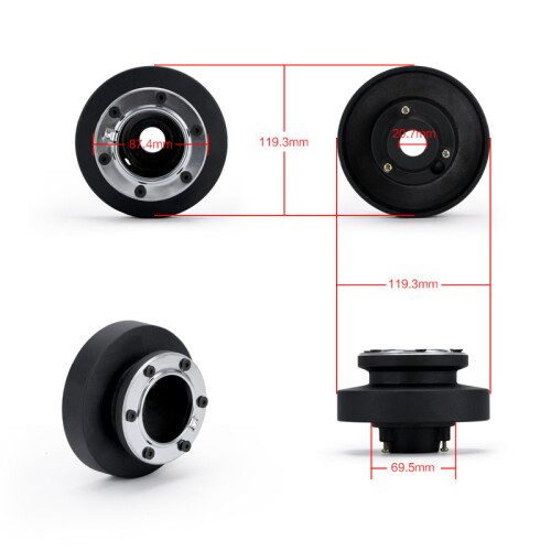 Racing Steering Wheel Hub Adapter Boss Kit for BMW E36 JR-HUB-E36 2