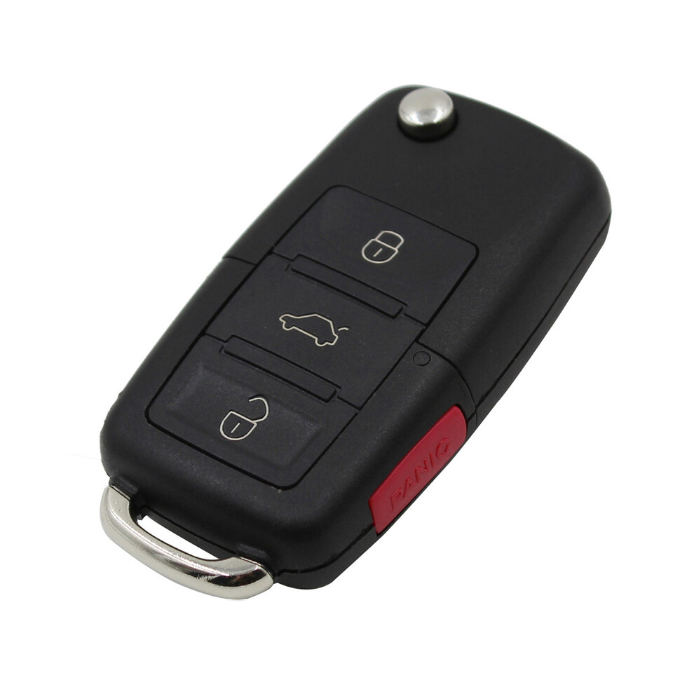 Car Remote Key Case For Original Vw Bora Golf Polo Jetta Sharan Touran Transporter 4 Button Remote Key Flip Case 8704304480262