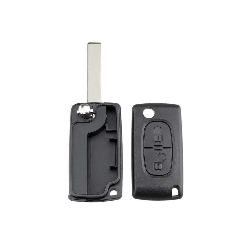 New 2 Button Remote Key Fob Shell Case Shell Durable Cover Key Protective Small And Shell For Peugeot Ce0523 Hu83 Light 8704304476838