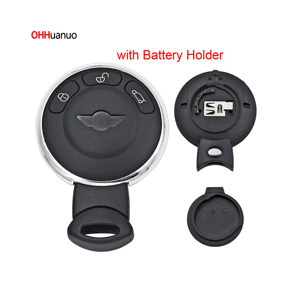 3 Button Remote Key Blank Case Fob Replacement Shell For Bmw Mini Cooper R56 With Battery Holder 8704304480019