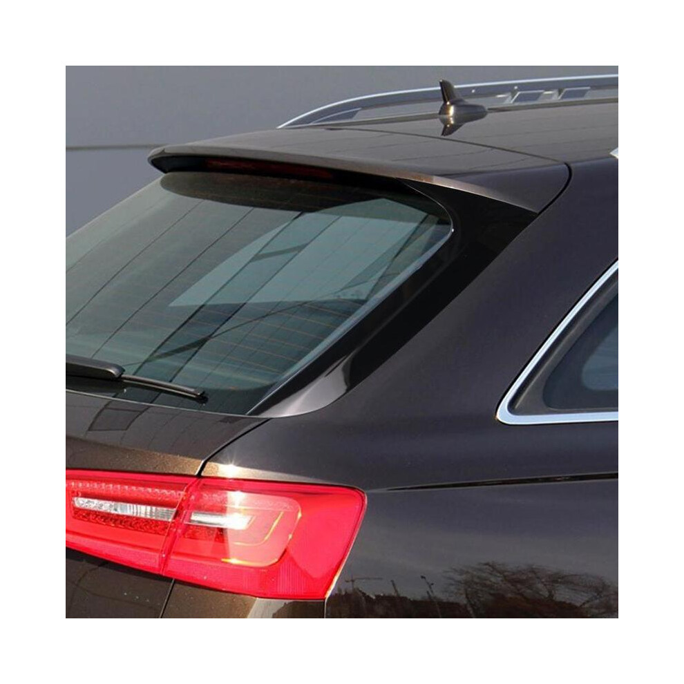 1Pair Plastic Rear Window Side Spoiler For Audi A6 C7 Avant 2012-2018 Left+Right 8704304478467