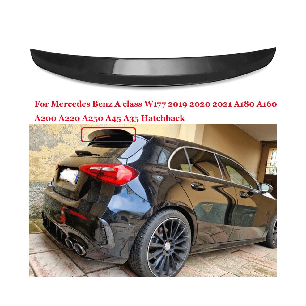 Abs Glossy Rear Trunk Spoiler For Mercedes Benz A Class W177 2019 2020 2021 A180 A160 A200 A220 A250 A45 A35 Hatchback Tail Wing 8704304476036