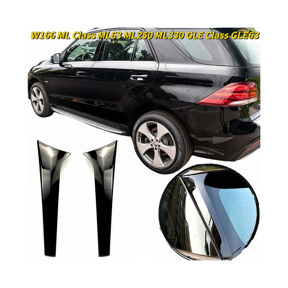 W166 Rear Window Splitter Spoiler Side Wing Cover Sticker For Mercedes Benz Ml Class Ml63 Ml250 Ml330 Gle Class Gle63 2012-2018 8704304480576