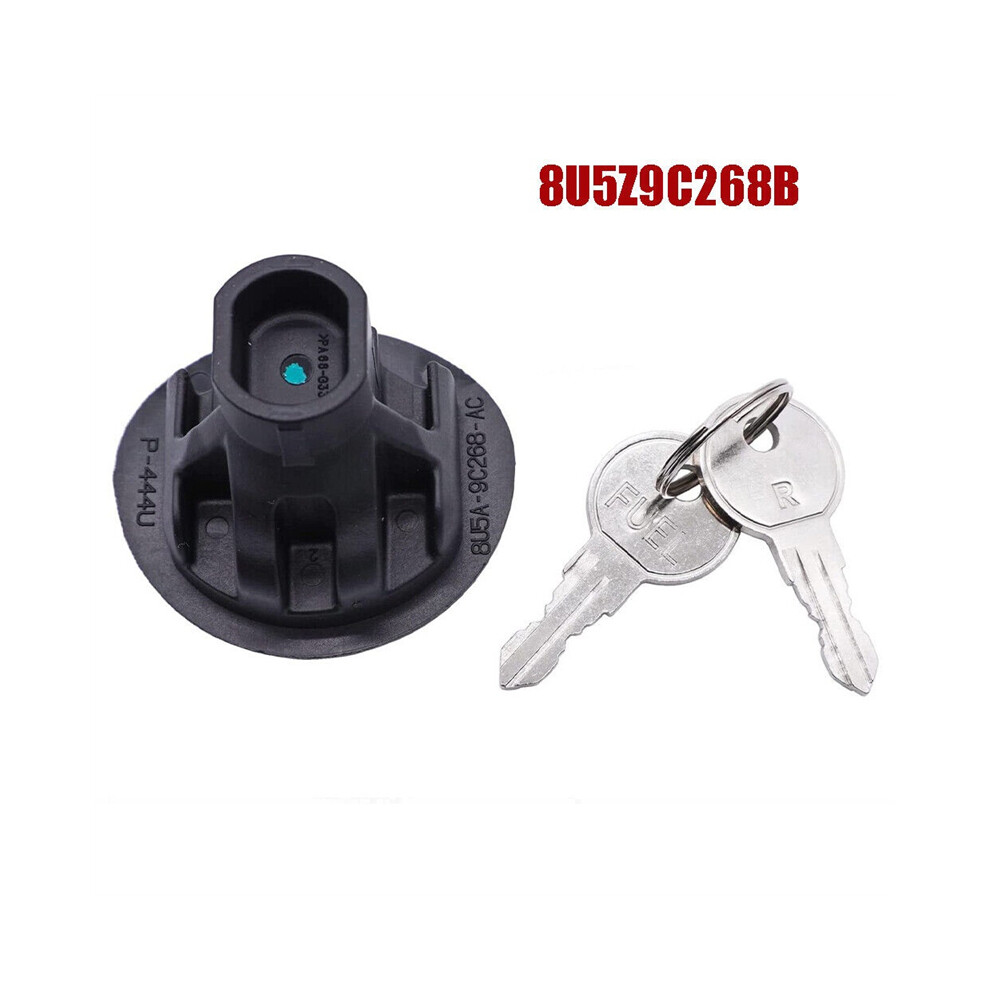 Fuel Tank Cap With 2 Keys Gas Petrol Locking Gas Fuel Cap For Ford F150 Explorer Escape Focus Fusion Dodge Charger 8U5z9c268b Black 8704304477385