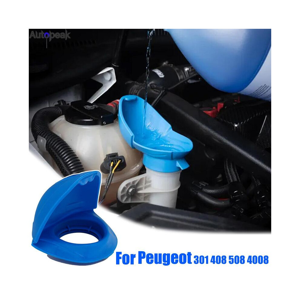 Wiper Washer Fluid Reservoir Tank Bottle Cap Lid Funnel Cover For Peugeot 301 307 308 408 508 3008 4008 For Citroen C5 C4l C2 8704304478719