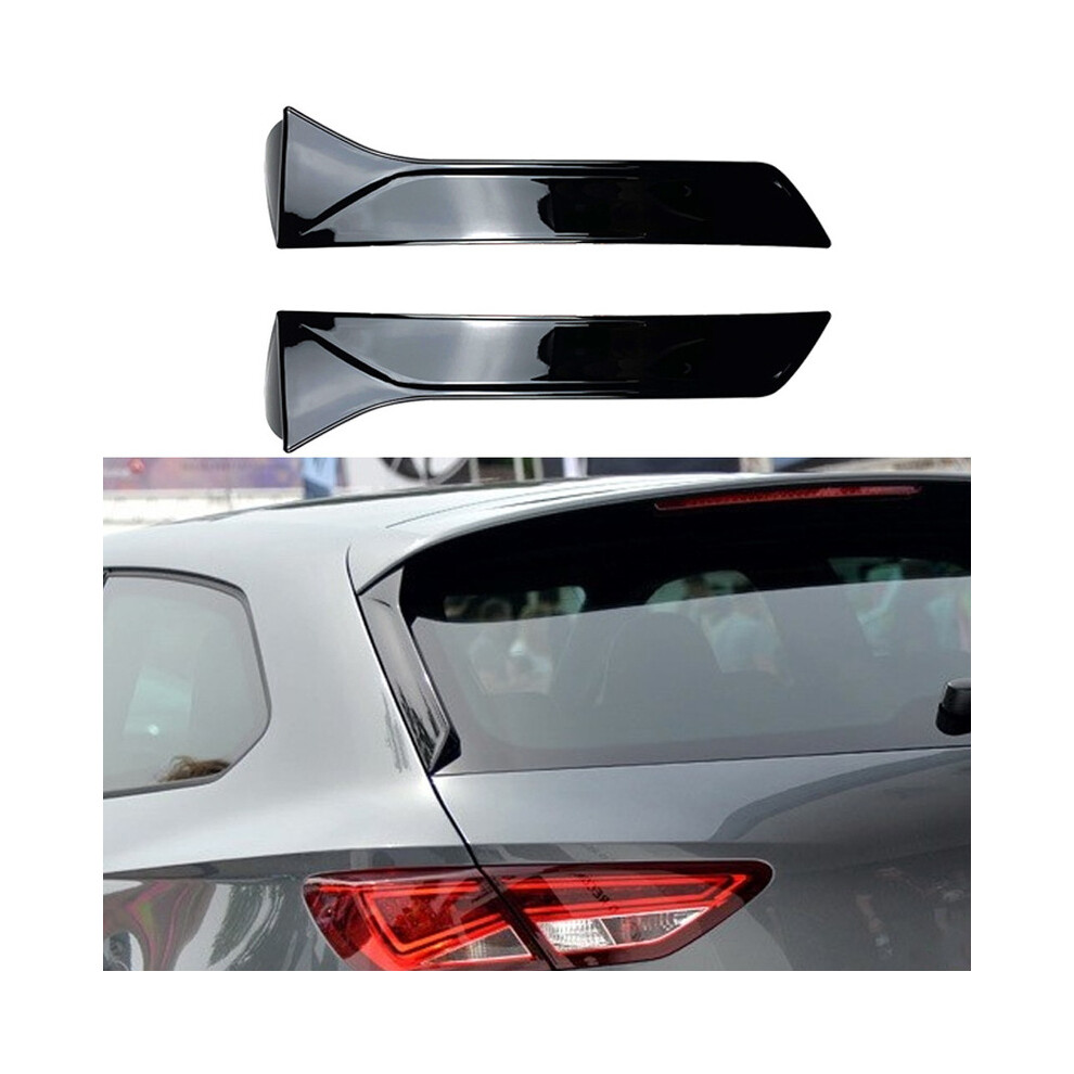 Gloss Car Window Trim Lip Spoiler For Seat Leon 5F Fr Mk3 Mk3.5 Rear Windshiel Roof Wing Side Edge Tail Flap Trunk Spoiler Lip 8704304481351