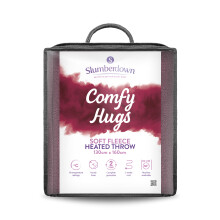 (Plum) Electric Heated Throw - Ultimate Comfort & Warmth