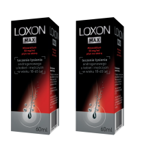 2 x Loxon Max 5% Hair Loss Treatment Solution Spray Serum 60ml
