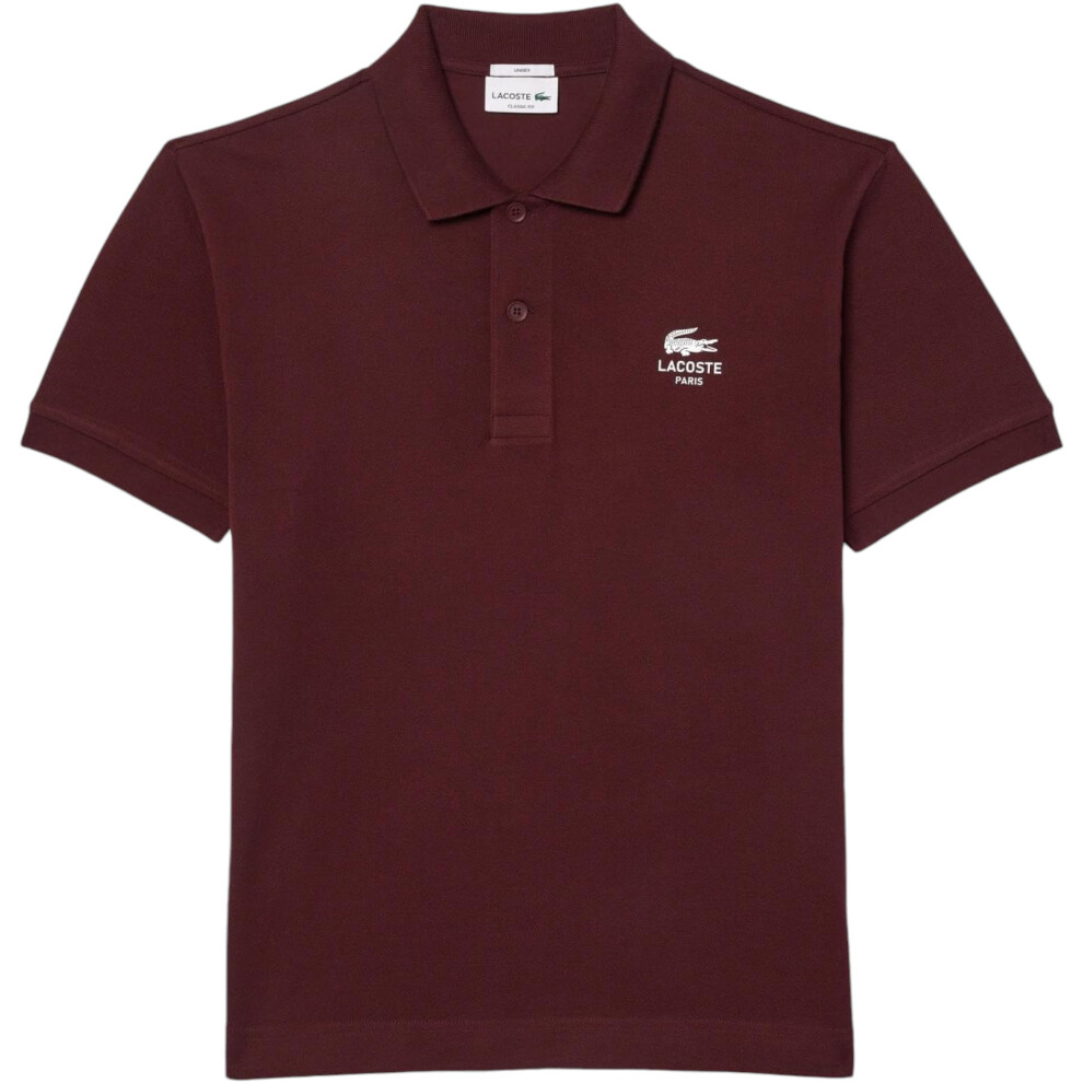 (Maroon, S) Lacoste PH2723 Mens Polo Shirts Collared Classic Fit Top Summer Sports GolfÂ Tee