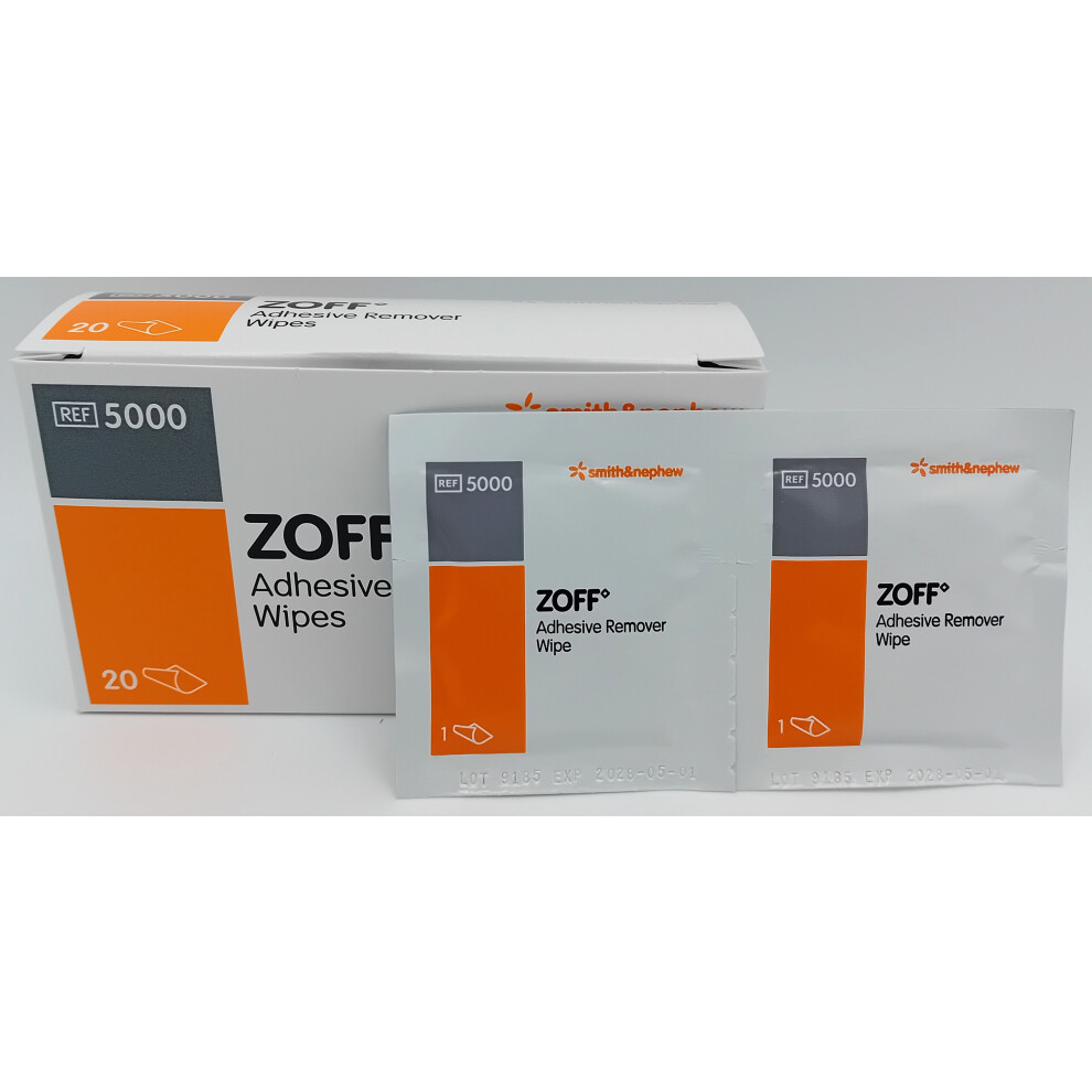 ZOFF WIPES Box of 20 - REF: 5000