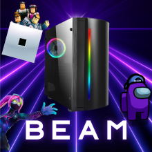 Beam Giga Gaming RGB PC Intel Core i7 8GB 120GB SSD Win10 Nvidia GT710 2GB