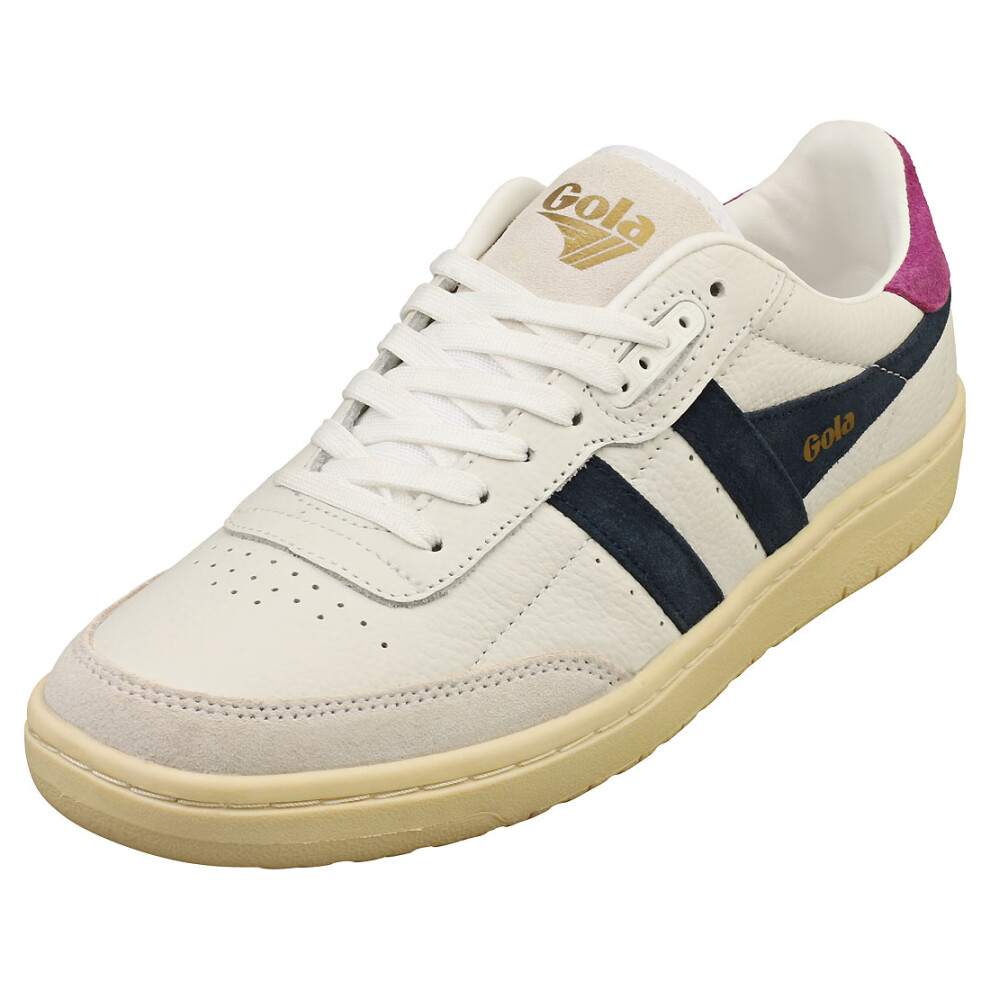 (4) Gola Falcon Womens Casual Trainers in White Navy