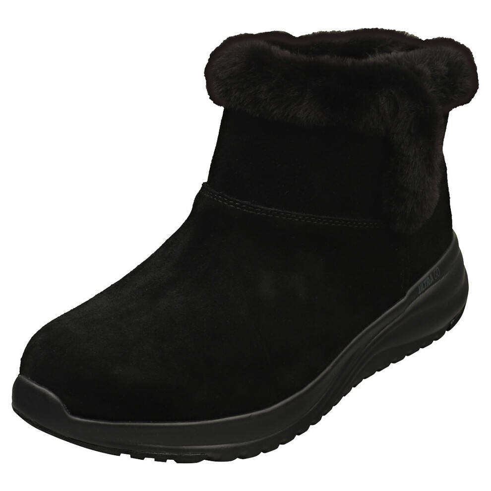 (7) Skechers On The Go Stellar Waterproof Womens Casual Boots In Black