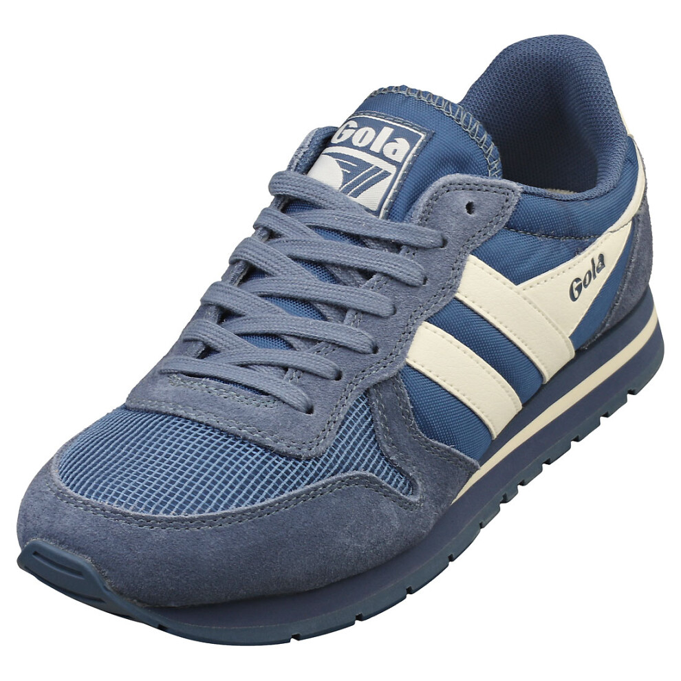 (4) Gola Daytona 88 Womens Fashion Trainers in Blue White