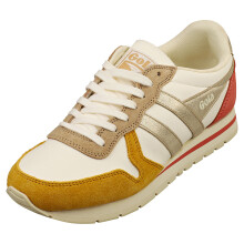 (4) Gola Daytona Quadrant Womens Fashion Trainers in Off White Sun