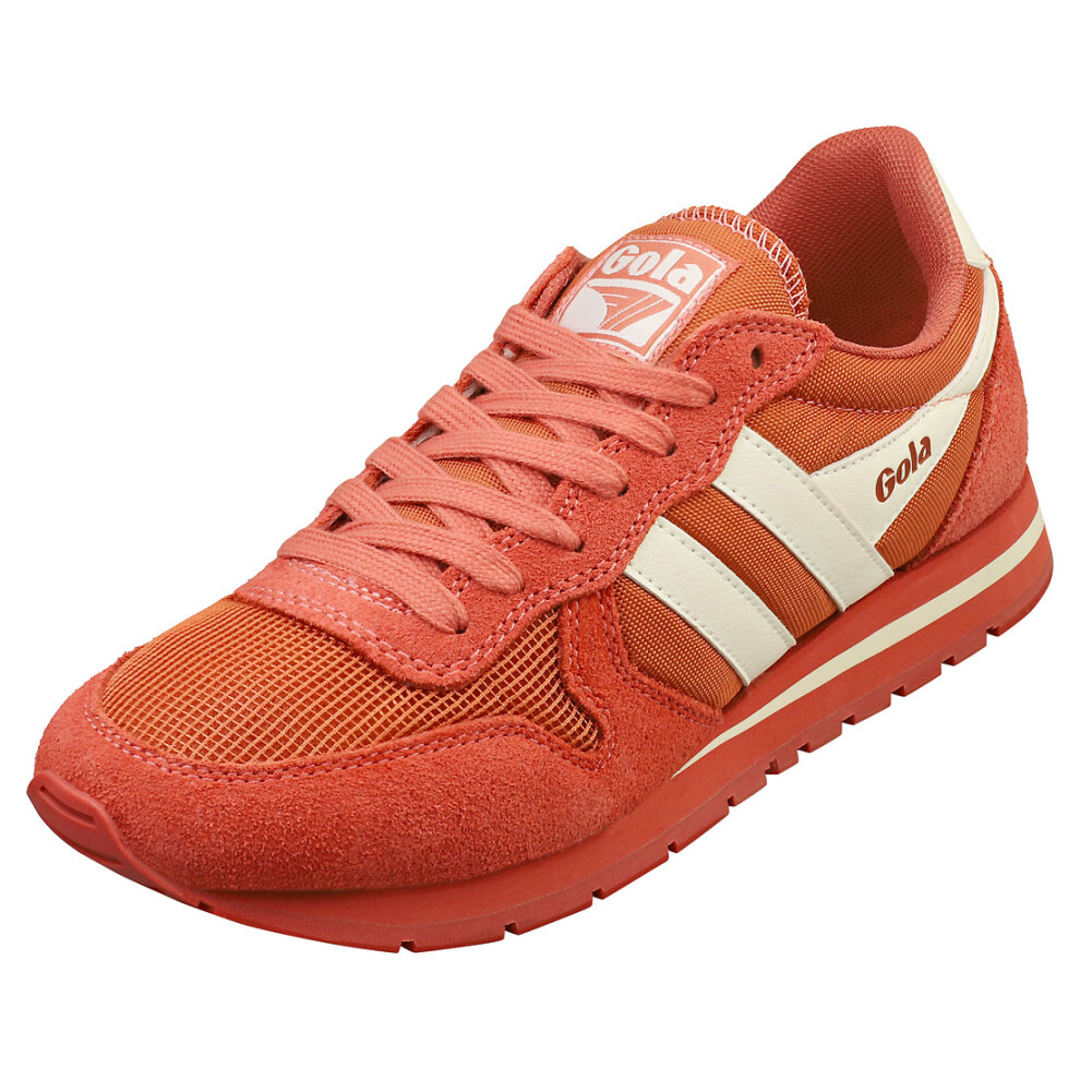 (5) Gola Daytona 88 Womens Fashion Trainers in Clay Off White