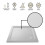 Balterley 760mm Premium Slip Resistant Square Shower Tray - White 4