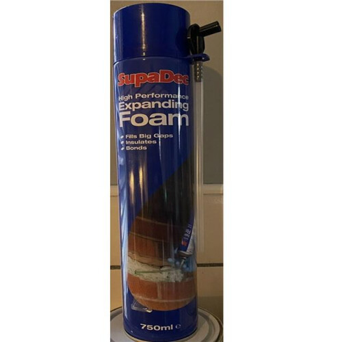 SupaDec Expanding Foam For Big Gaps/Insulates/Bonds 750ml 2